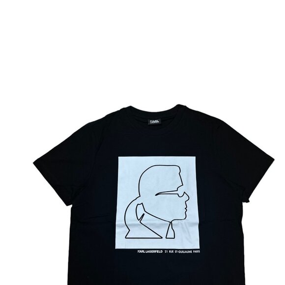 Karl Lagerfeld Graphic Print T-shirt - Picture 1 of 3